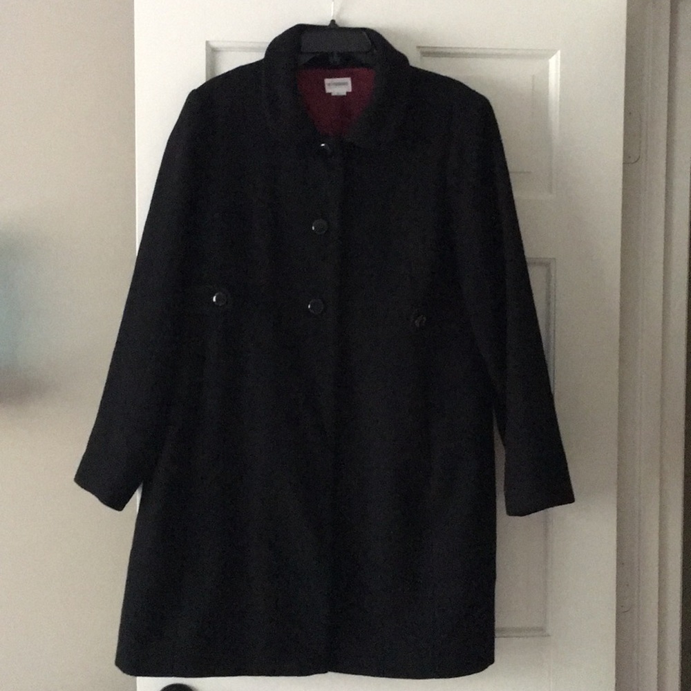 Wool blend motherhood maternity coat.